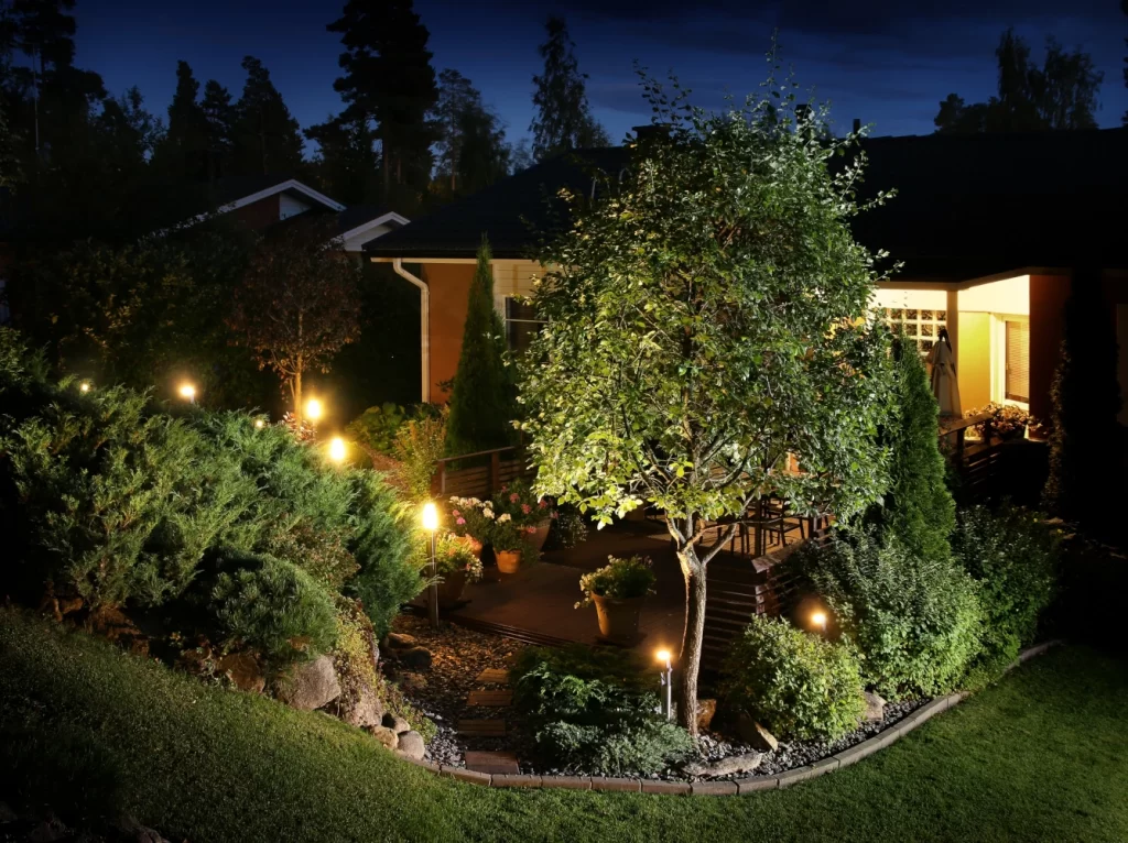Garden lights in Jacksonville, FL